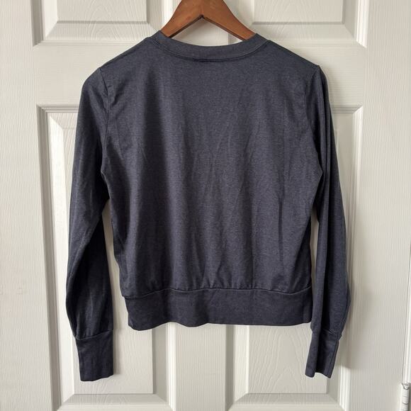 Vuori Women’s Sweatshirt Halo Crew Neck Navy Size Small Active Performance - Picture 3 of 4